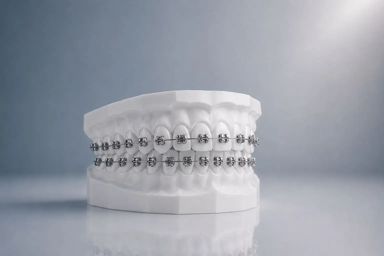 Ortodoncia con brackets metálicos en DENTAL22 Clínica Dental en Poblenou (Barcelona)