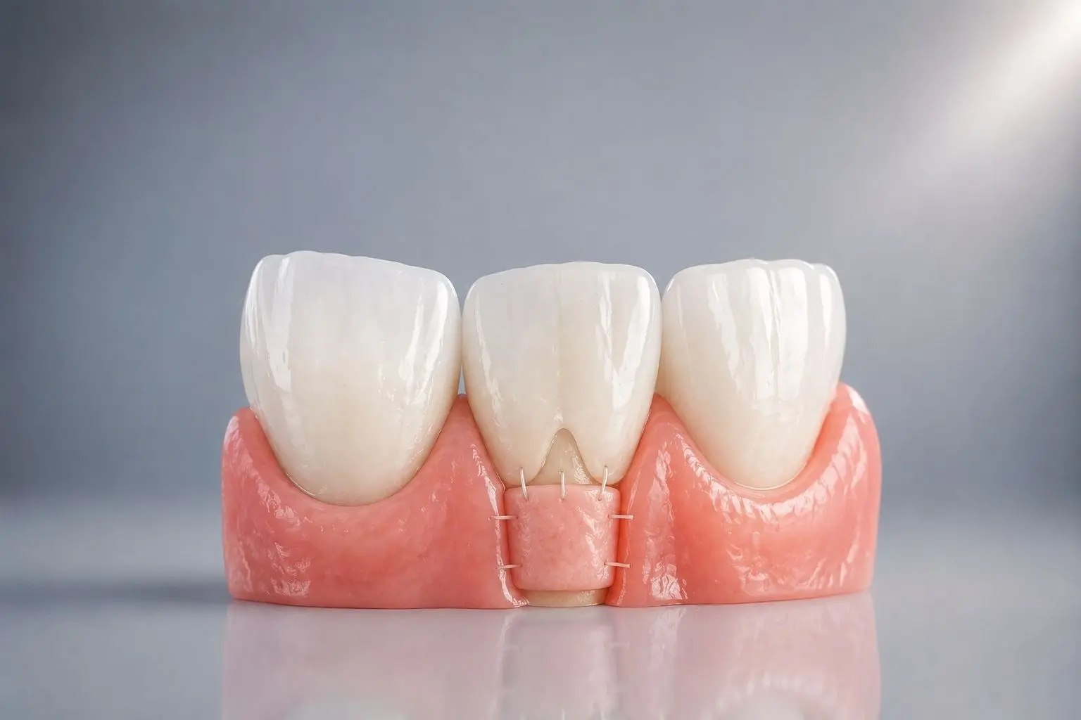 Recubirmiento de recesiones con injertos en Poblenou (Barcelona) clinica DENTAL22