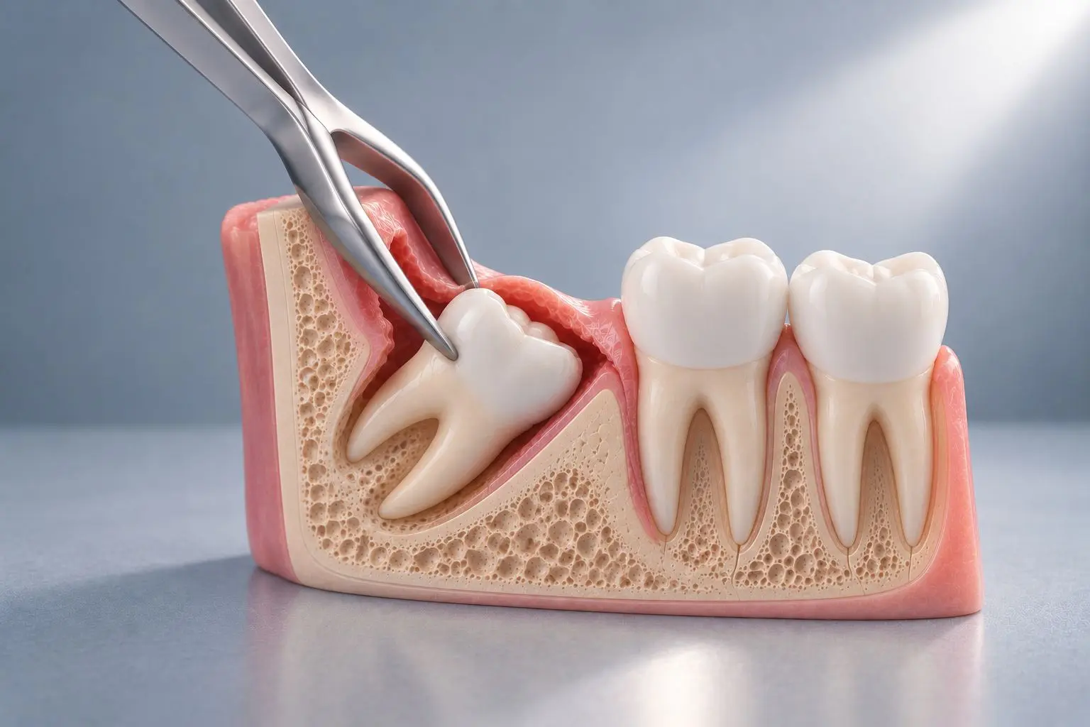 Extracción quirúrgica de Cordales en Clínica DENTAL 22 en Poblenou (Barcelona)
