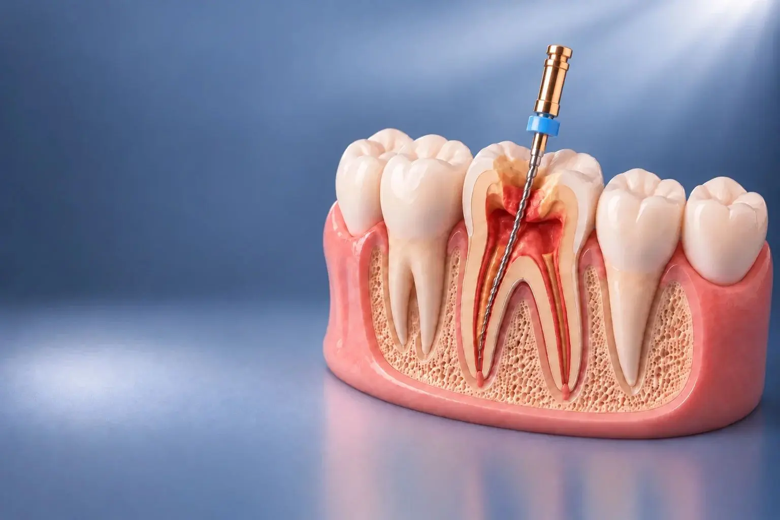 Tratamiento de urgencia endodontica en DENTAL22 Clínica en Poblenou, Barcelona